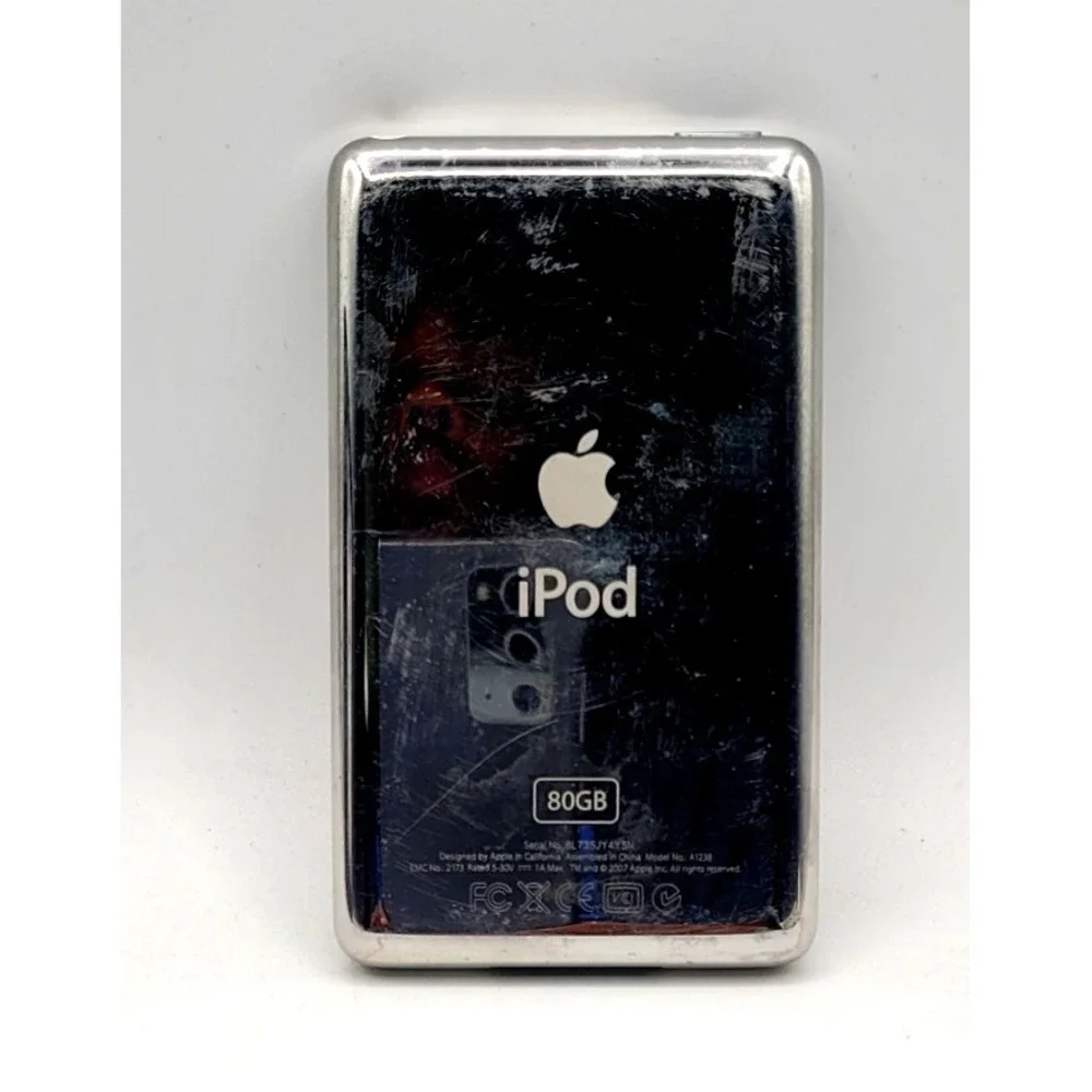 Apple IPod Classic 80GB‎ Silver MB029LL/A Tested & Works WITH BOX